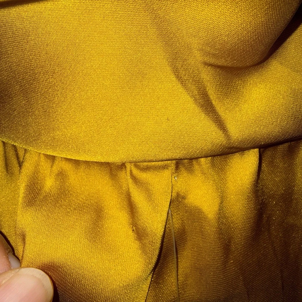 Intimately Free People Medium Gold Good Company Cowl Open Back Cami Dress NEW - Picture 3 of 6